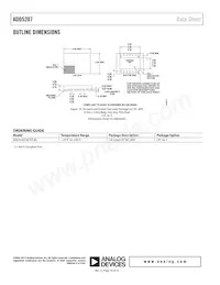 ADD5207ACPZ-RL Datasheet Page 16