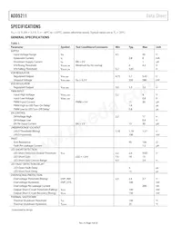 ADD5211ACPZ-RL Datasheet Page 4