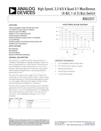 ADG3257BRQ-REEL7 Datasheet Cover