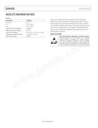 ADN4600ACPZ-R7 Datasheet Page 6