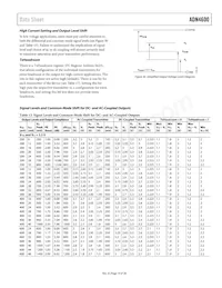 ADN4600ACPZ-R7 Datasheet Page 19