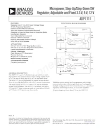ADP1111ARZ-REEL Datasheet Cover