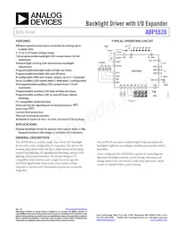 ADP5520ACPZ-R7 Datasheet Copertura