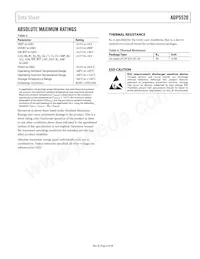 ADP5520ACPZ-R7 Datasheet Page 5