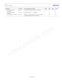 ADP8140ACPZ-1-R7 Datasheet Page 5