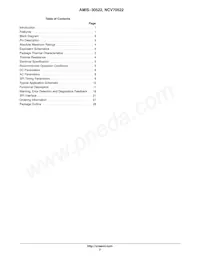 AMIS30522C5222G Datasheet Page 2