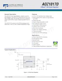 AOZ1017DIL#A Datasheet Cover