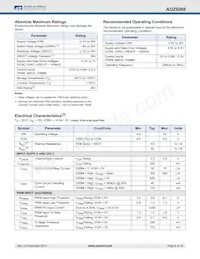 AOZ5066QI-01 Datasheet Page 4