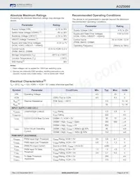 AOZ5066QI-01數據表 頁面 4