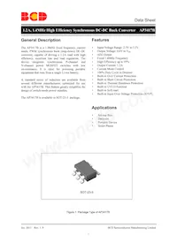 AP3417BK-ADJTRG1 Datasheet Cover
