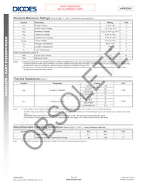AP65200S-13 Datasheet Page 3