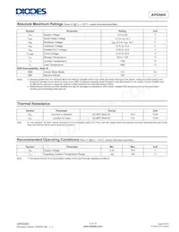 AP65400SP-13 Datasheet Page 3