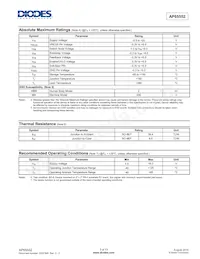 AP65552SP-13 Datasheet Page 3
