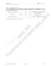 AS3543-ECTP Datasheet Page 11
