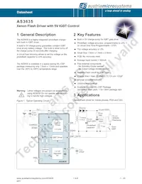 AS3635-ZWLT Datasheet Page 2