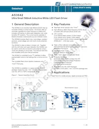 AS3642-ZWLT Datasheet Page 2