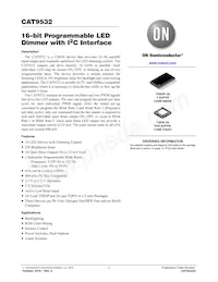 CAT9532WI-T1 Datasheet Cover
