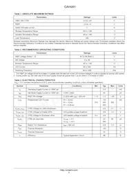 CAV4201TD-GT3 Datasheet Page 2