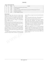 CAV4201TD-GT3 Datasheet Pagina 7