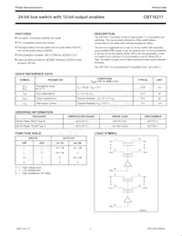 CBT16211DL Datasheet Page 3