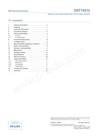 CBT16212DL Datasheet Page 13