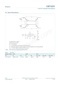 CBT3251DS Datasheet Page 7