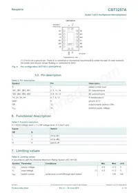 CBT3257ADB Datasheet Page 3