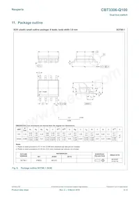CBT3306D-Q100J Datasheet Page 6