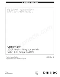 CBTD16210DGG/S400 Datasheet Pagina 2