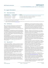 CBTU4411EE Datasheet Pagina 19