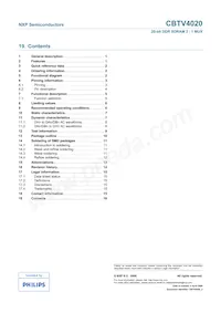 CBTV4020EE/G Datasheet Pagina 16