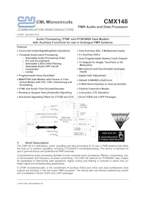 CMX148L4 Datasheet Cover