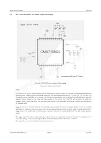 CMX7158Q3 Datasheet Pagina 18