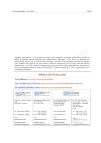 CMX823E4 Datasheet Page 22