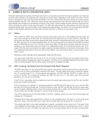 CS8420-DSZR Datasheet Page 18