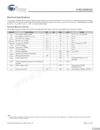 CY8CLEDAC02 Datasheet Page 12
