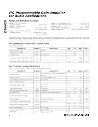 DS4420N+T&R Datasheet Pagina 2