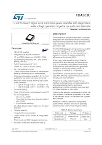 FDA803U-KBT數據表 封面