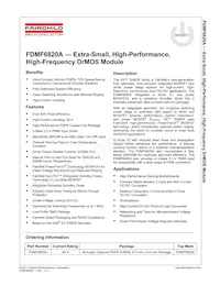 FDMF6820A Datasheet Page 2