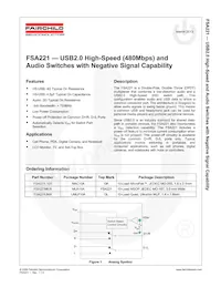 FSA221L10X Datasheet Page 2
