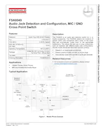 FSA8049UCX Datasheet Pagina 2