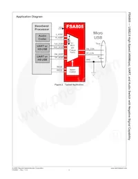 FSA805UMX Datasheet Page 3