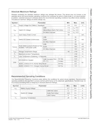 FSA805UMX Datasheet Page 6