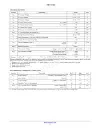 FST3126DTR2G Datasheet Page 3