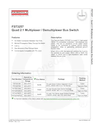 FST3257QSC Datasheet Pagina 2