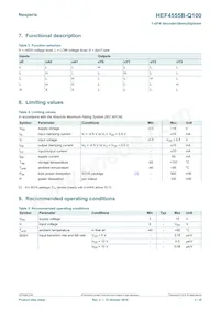 HEF4555BT-Q100J Datasheet Page 3