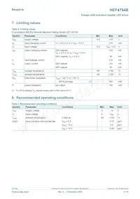 HEF4794BP Datasheet Page 5