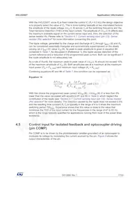 HVLED007TR Datasheet Page 17