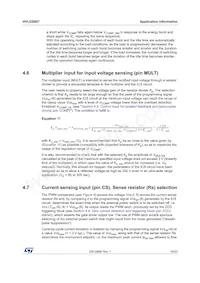 HVLED007TR Datasheet Page 19