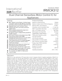 IRMCK312TR Datasheet Copertura